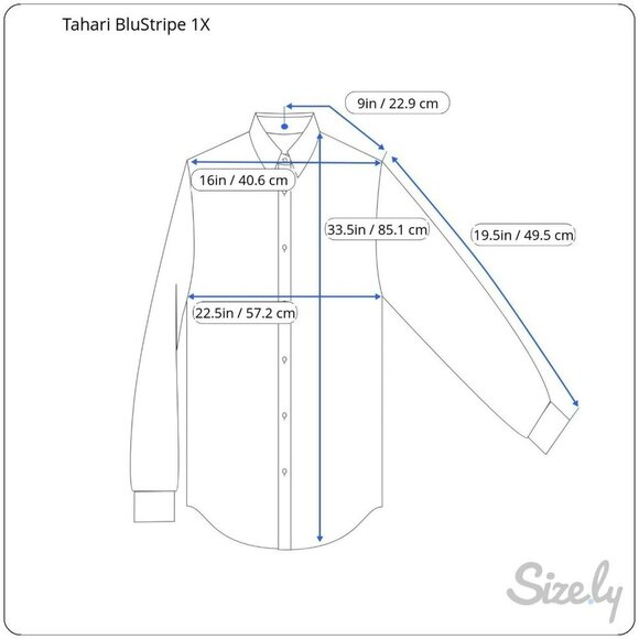Tahari 1X White Blue Stripe 3/4 Sleeve Linen Button Up Tunic Blouse Top Shirt - Picture 3 of 9